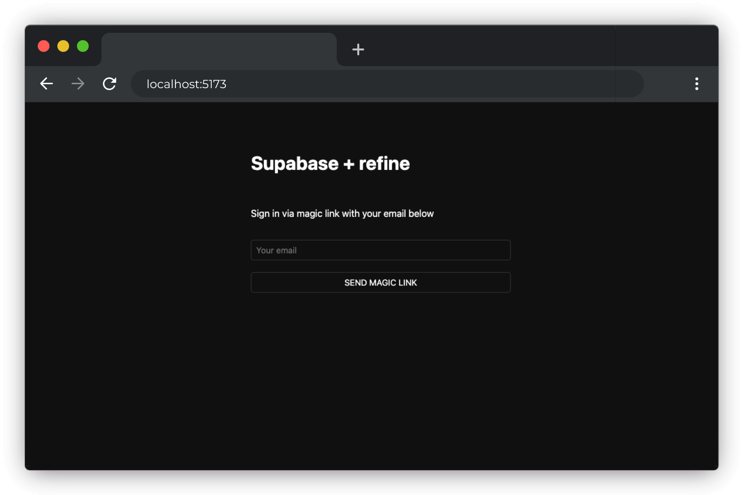 Supabase Refine